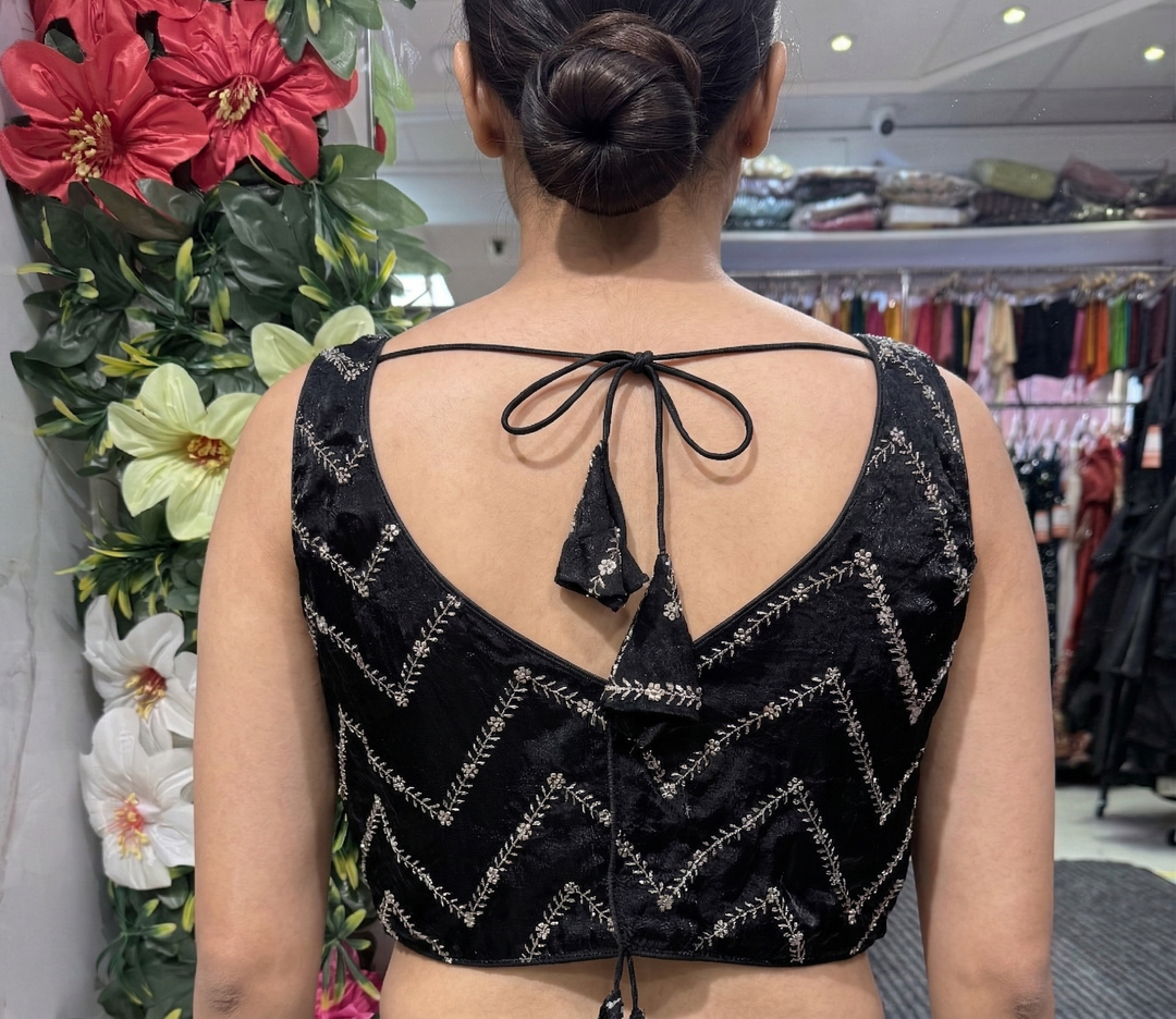 Fendi Silk Zardosi Blouse