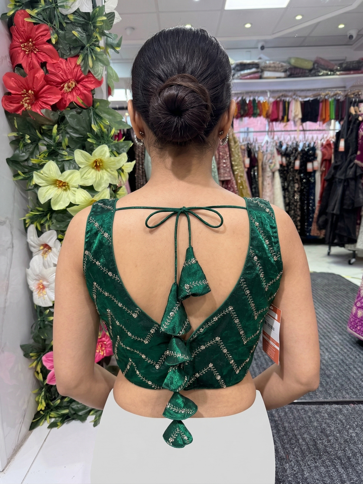 Fendi Silk Zardosi Blouse