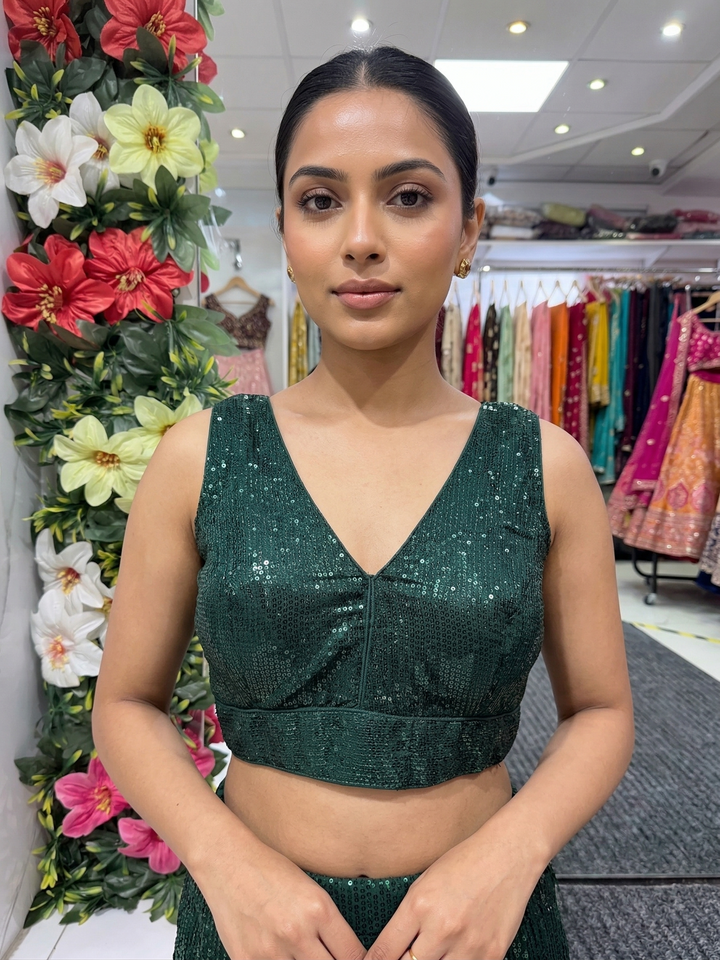 Full Sequin Blouse