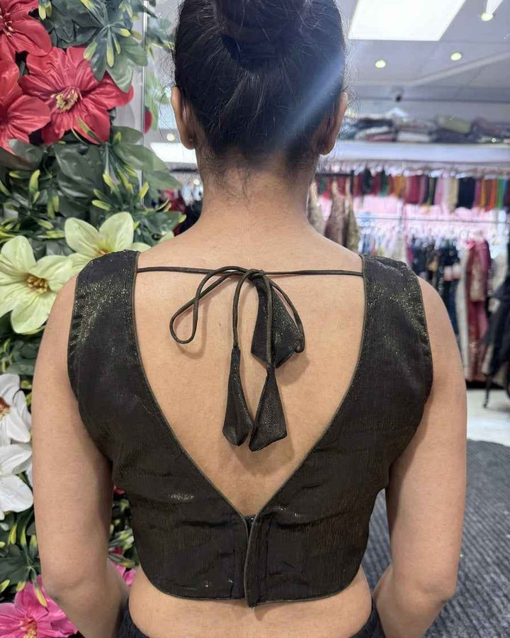 Vichitra Silk Saree Blouse