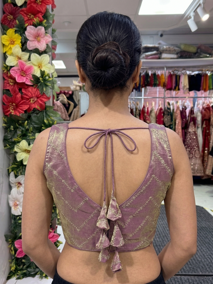 Fendi Silk Zardosi Blouse