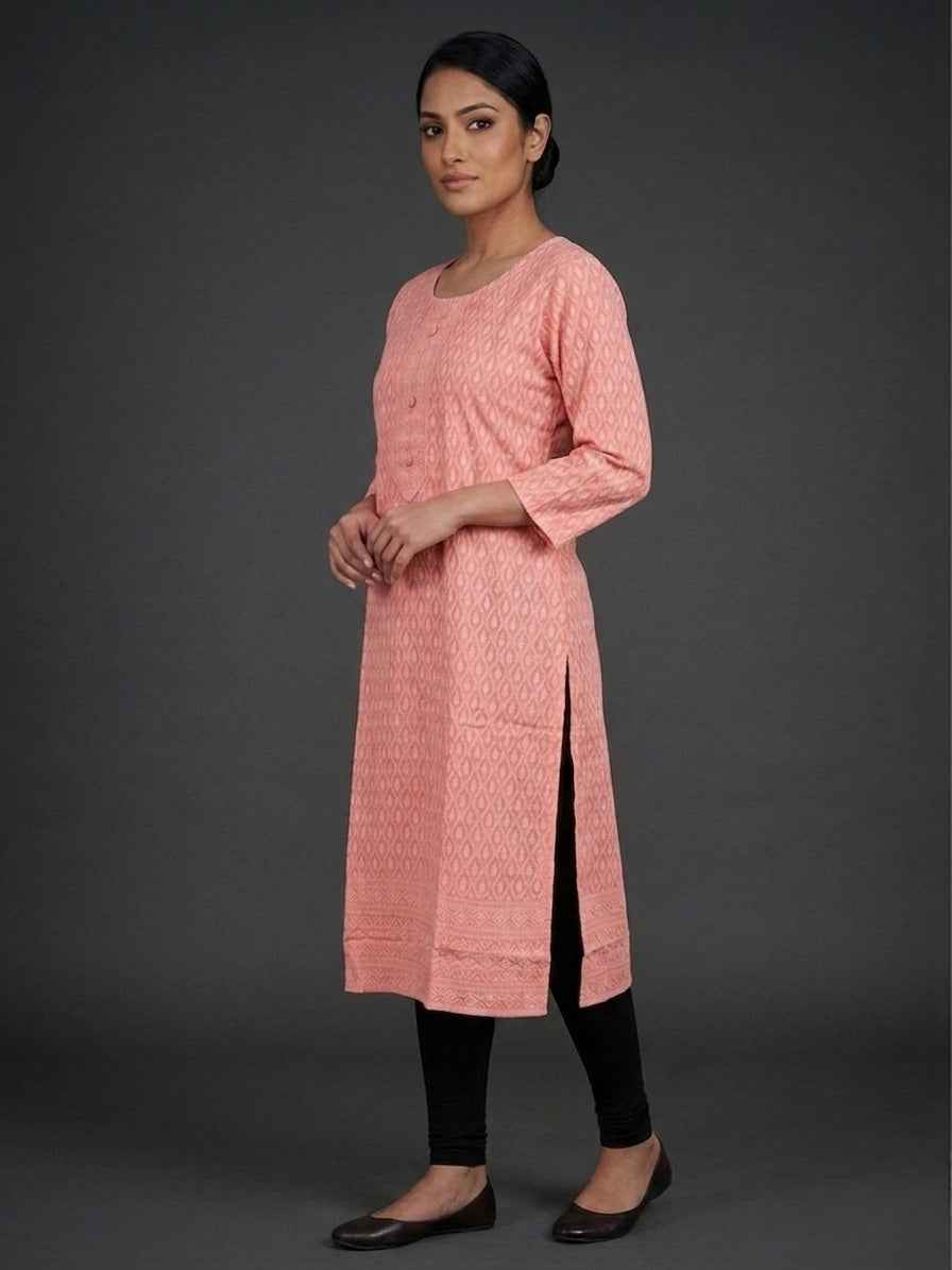 Lucknowi Chikankari Kurti Top