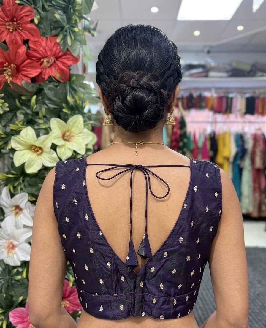Tissue Silk Embroidered Blouse