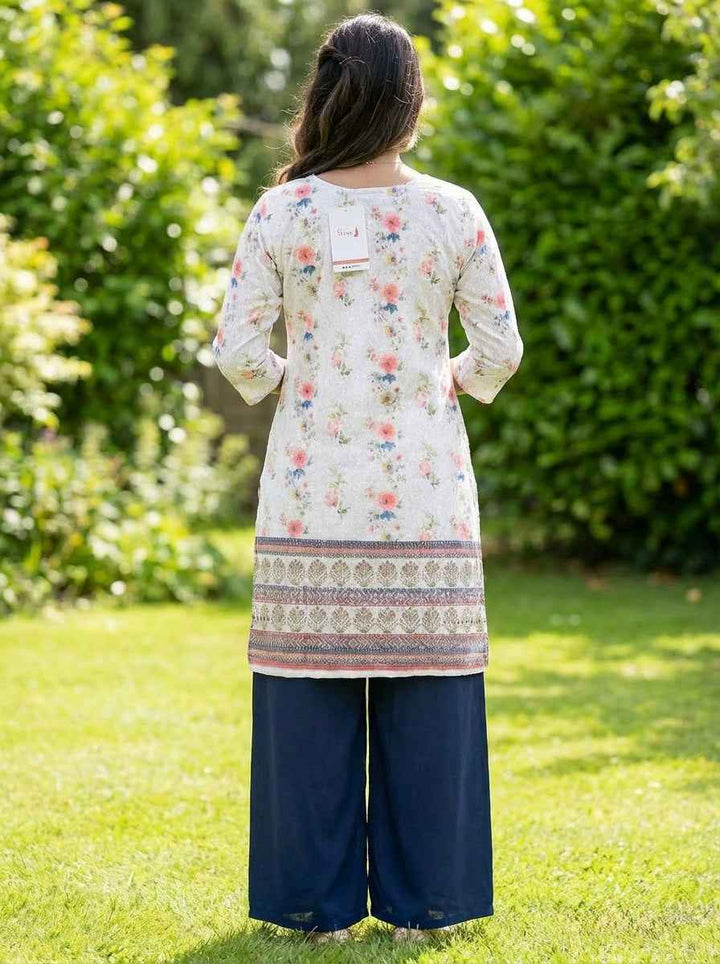 Printed Floral Kurti Top