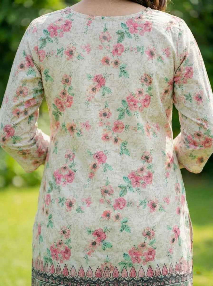 Printed Floral Kurti Top