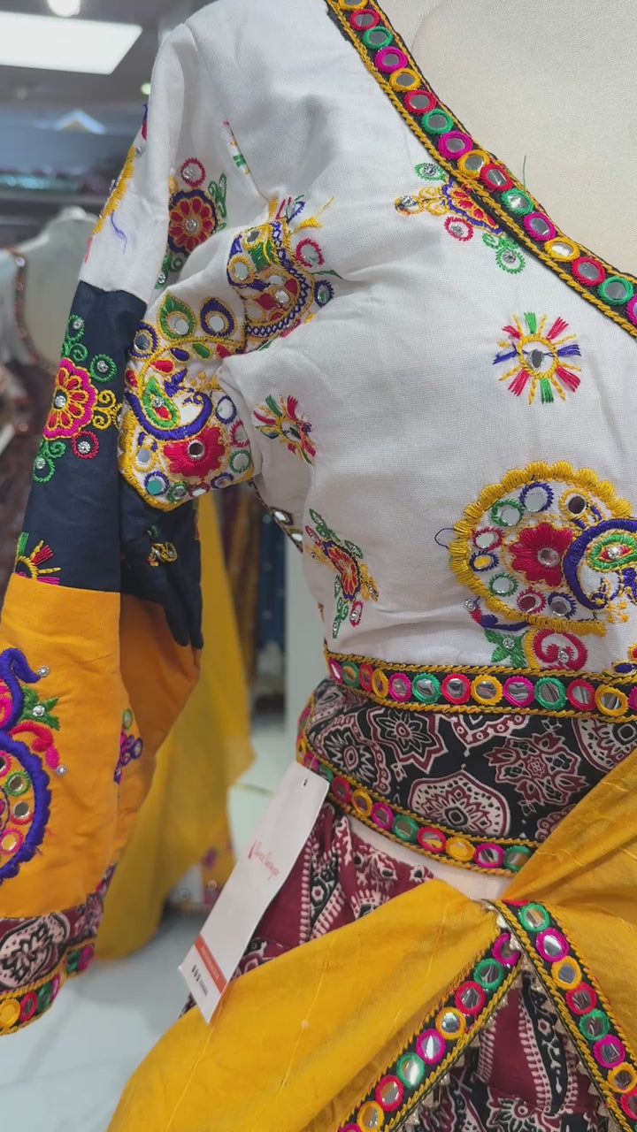 Navratri Chaniya Cholo Printed and Embroidery